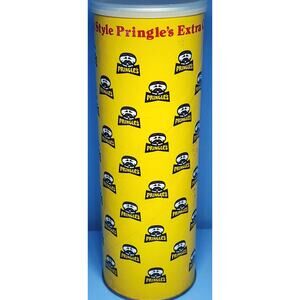 Pringles Can Yellow Extra Rippled Original Big Head Great Prop Display Vintage